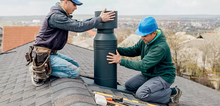Chimney Flashing Replacement for Storm Damage in Racine
