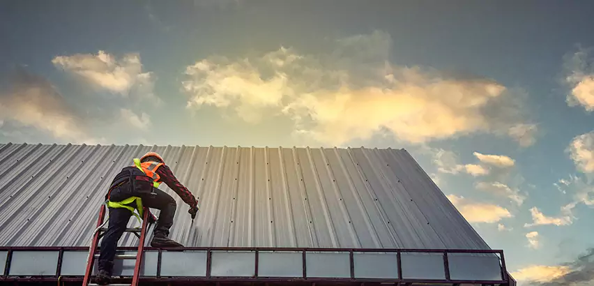 Commercial Built-Up Roof Installation in Racine