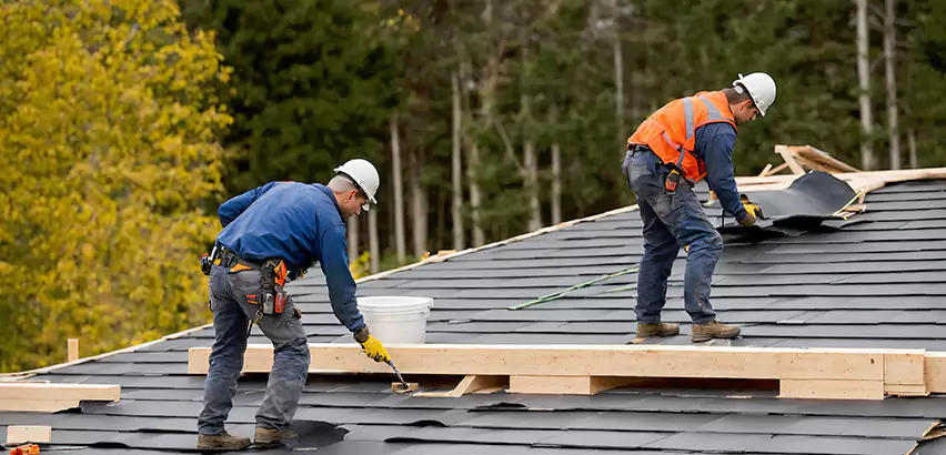Garage Felt Roof Replacement in Racine