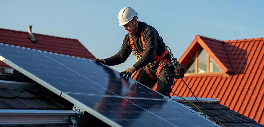 Solar Panels on Steel Roof Installation in Racine