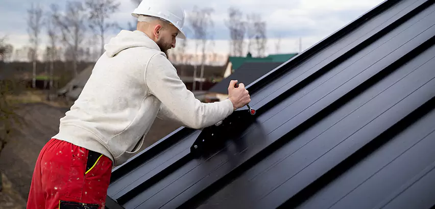 Tin Roof Ridge Cap Installation in Racine